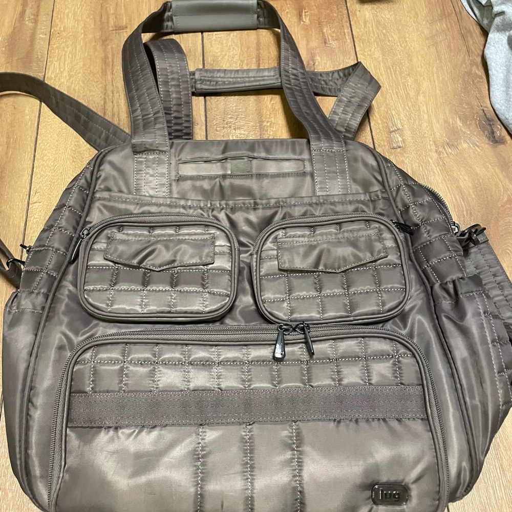 Lug Brown Backpack with Durable Design and Adjustable Straps